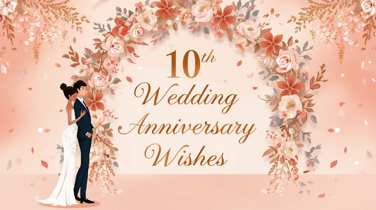 10th Wedding Anniversary Wishes