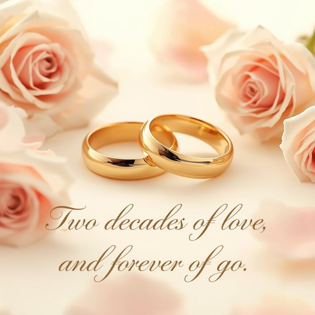 20th Anniversary Wishes For Husband