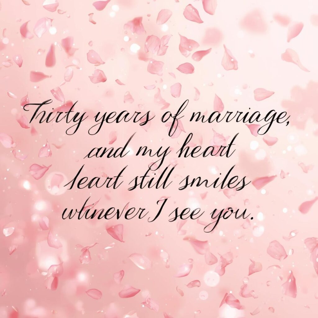 30th Marriage Anniversary Wishes