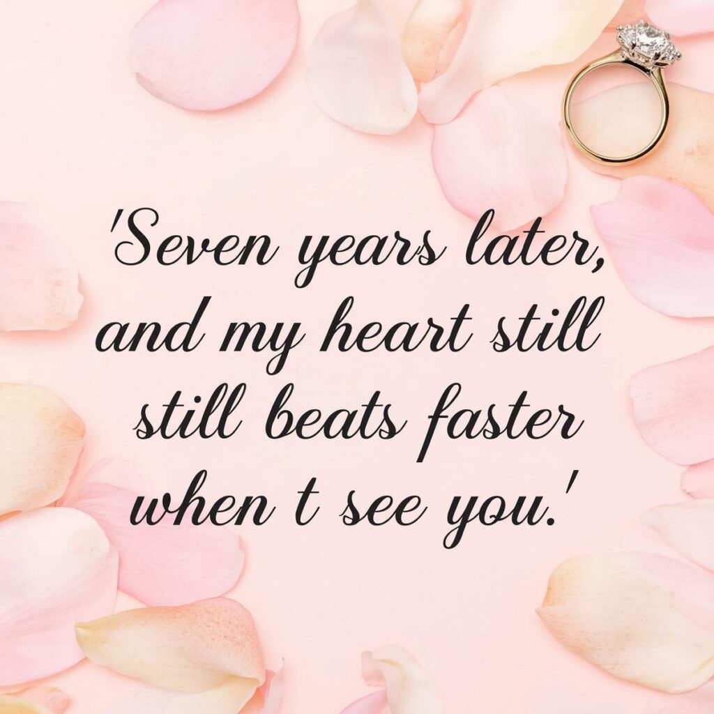 7th Anniversary Wishes for Wife