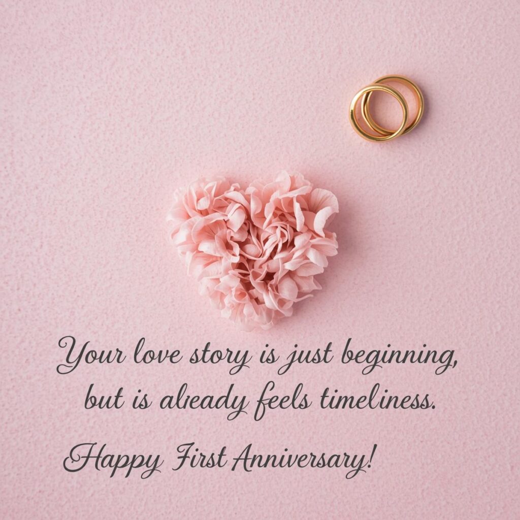 Happy First Anniversary Wishes for Friend