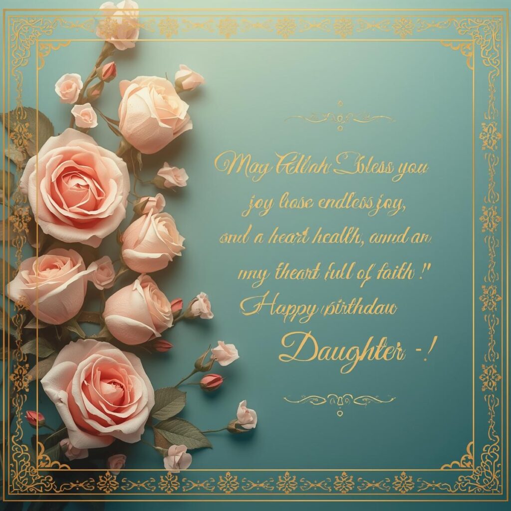 Unique Islamic Birthday Wishes for Daughter to Make Her Day Special