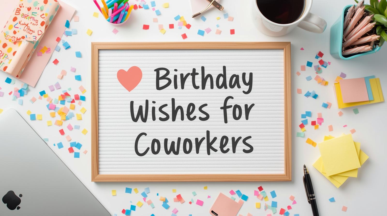 Birthday Wishes for Coworker