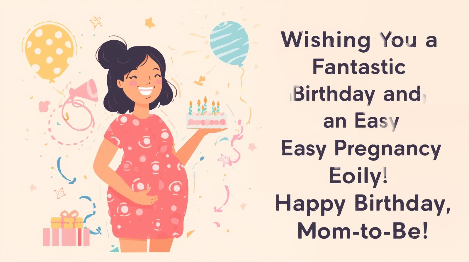 birthday wishes for pregnant lady
